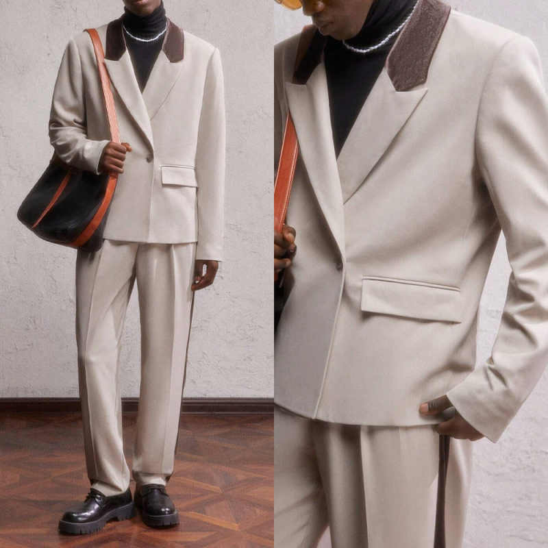 Simplicity Men Suit 2 Pieces J - مراجعة Men'S Style Formal Wear وسعره