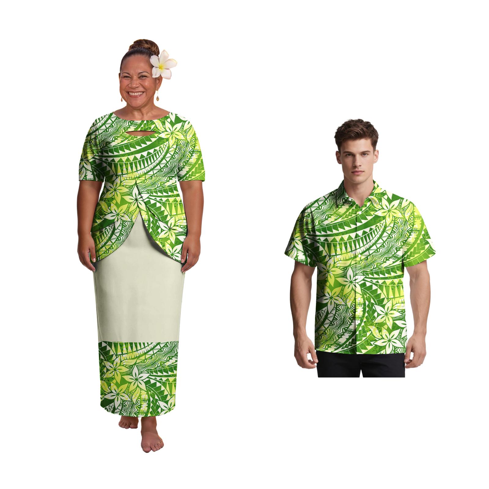 Oversize Couple Wear Hot Selli - مراجعة Men'S Hawaiian Formal Wear وسعره