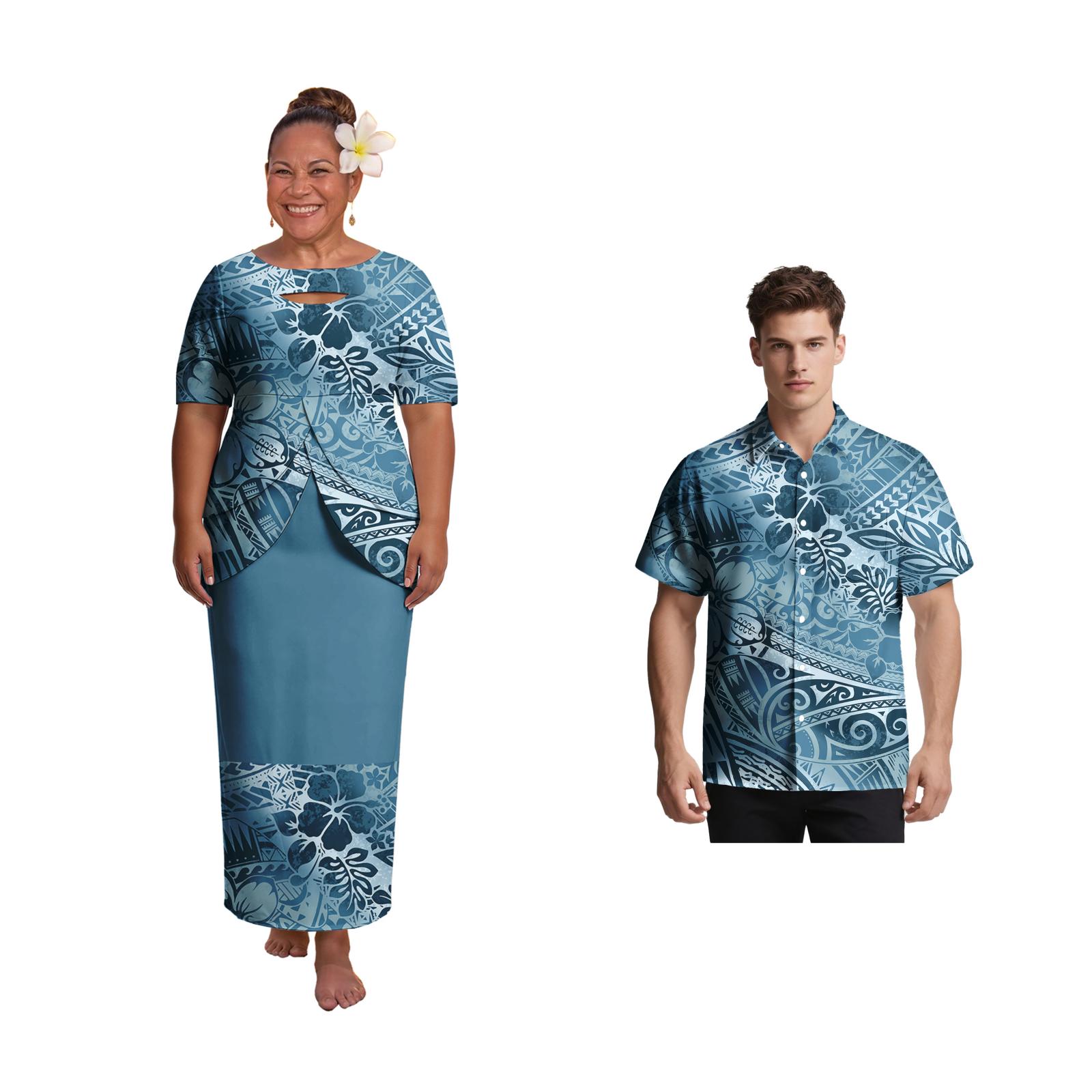 Oversize Couple Wear Hot Selli - مراجعة Men'S Hawaiian Formal Wear وسعره