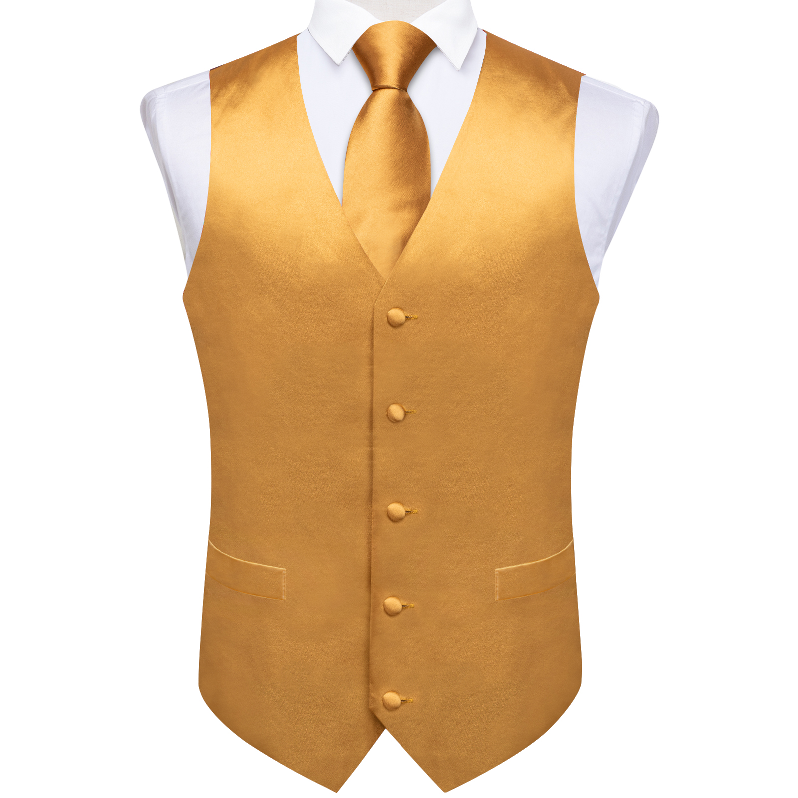 Luxury Paisley Gold Vest for M - مراجعة Formal Vest Waistcoat وسعره